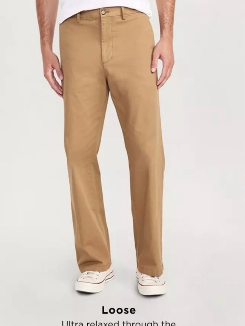 Old Navy Men's Loose Fit Chino Pants in Khaki